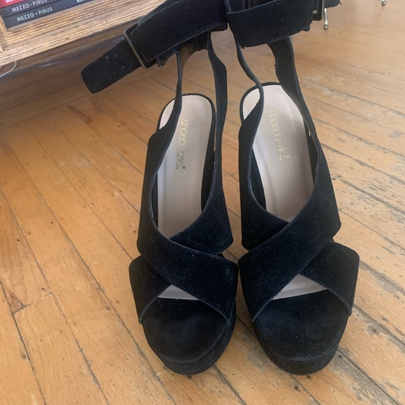 Platform heeled sandals - Picture 4 of 6